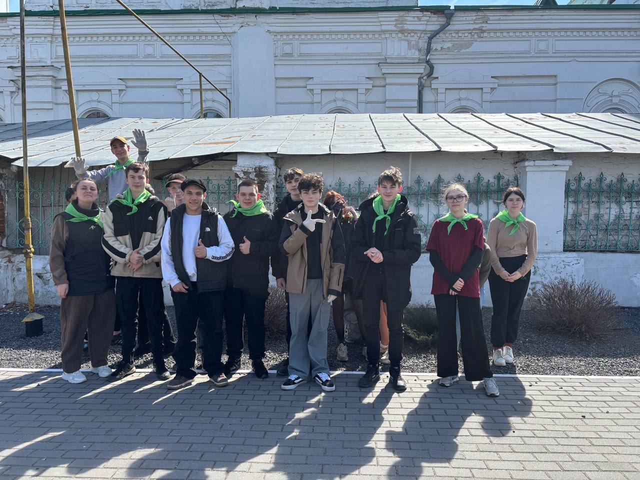 Зеленые пионеры в деле.